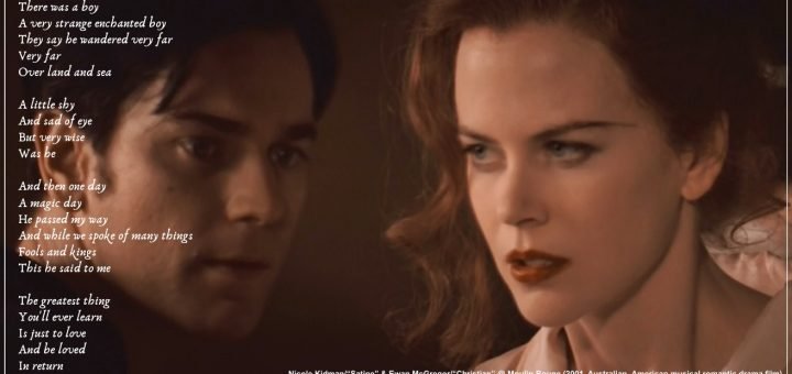 Nicole Kidman/“Satine” & Ewan McGregor/“Christian” @ Moulin Rouge (2001, Australian–American musical romantic drama film)